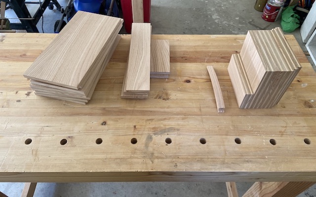 DIY Floating Vanity With Blue Pine Slab Countertop