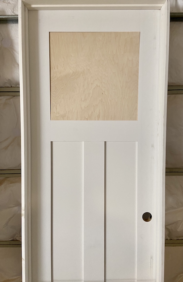 Diy Door Makeover Easy Door Transformation Using Plywood And Paint